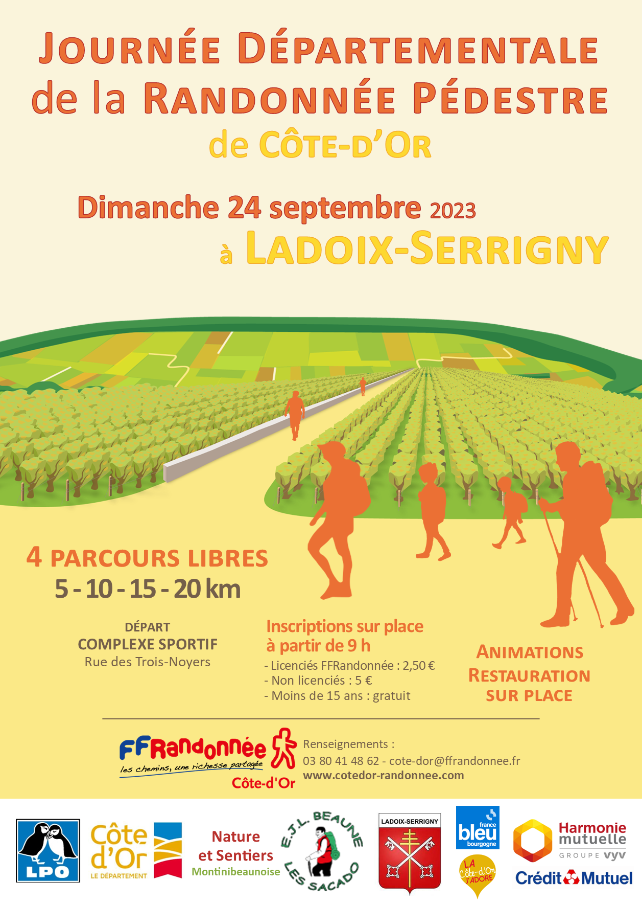Journée départementale de la randonnée pédestre de Côte-d'Or