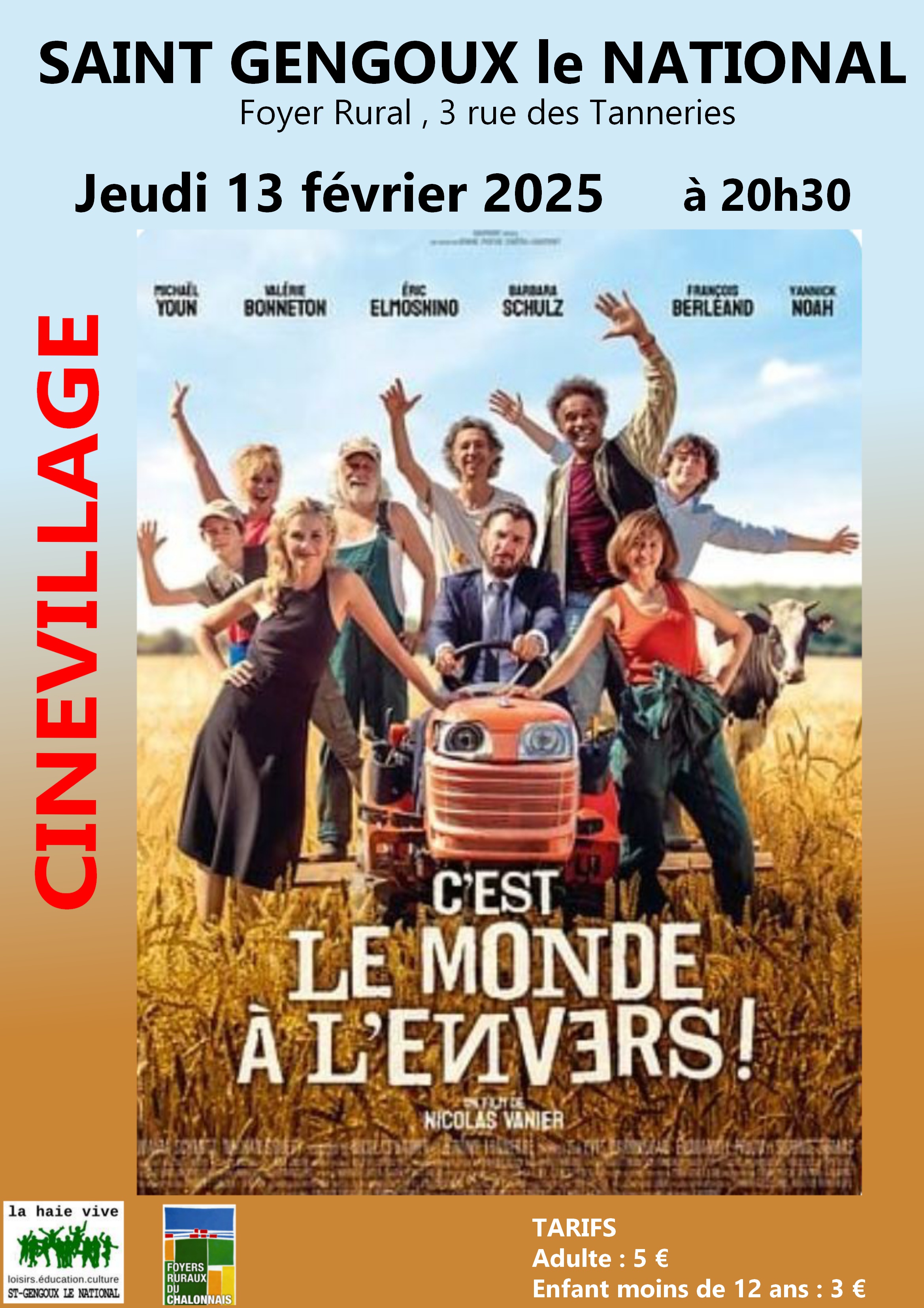 Cinévillage : C'est le monde à l'envers