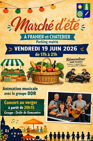 Marché d'été à Frahier