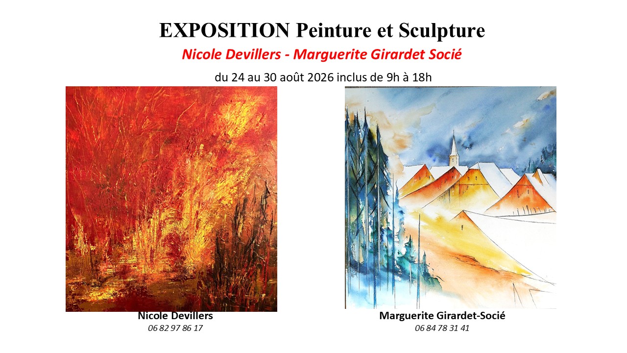 Exposition de peintures et sculptures