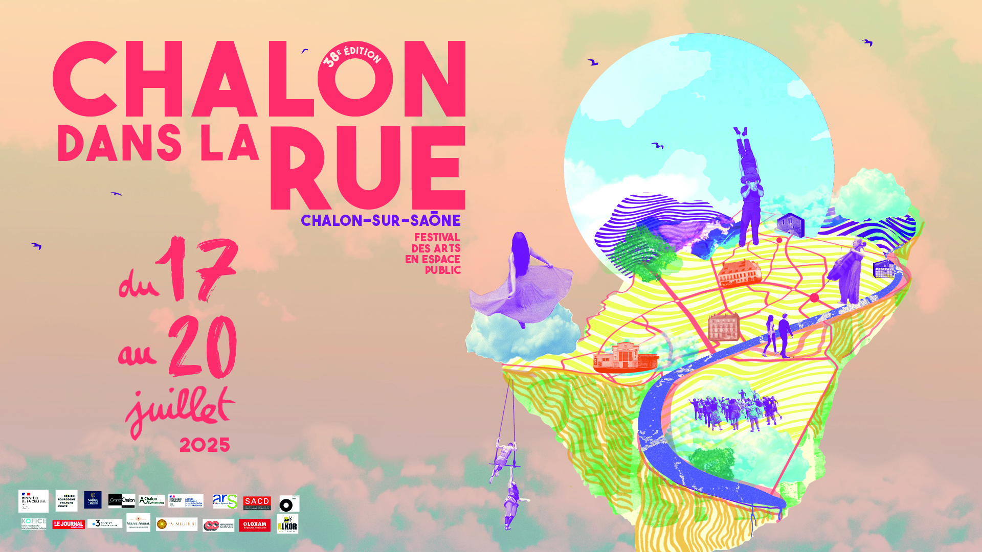 Affiche festival Chalon dans la rue
