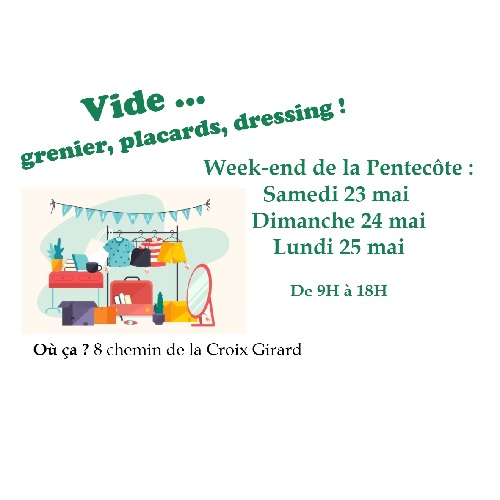 Vide grenier, dressing, placards ...