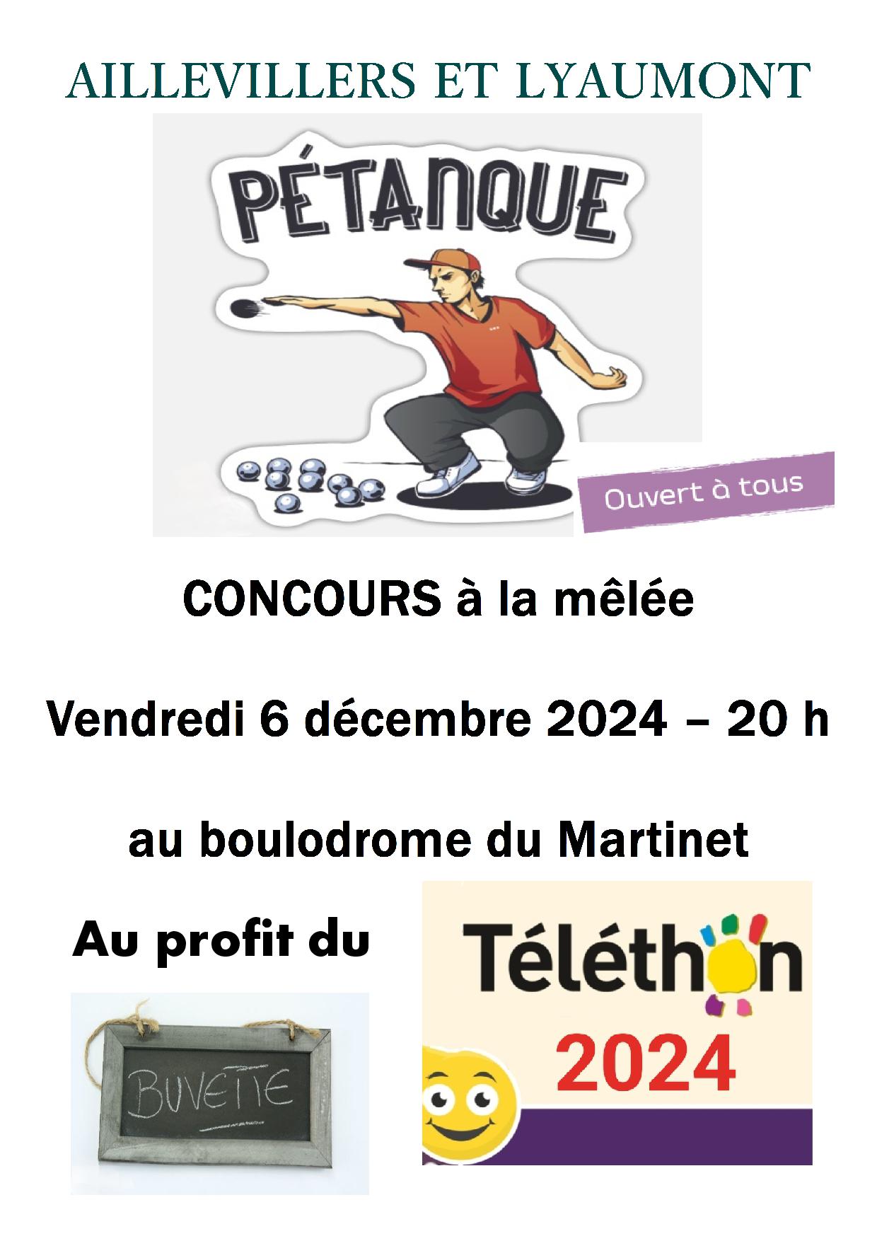 affiche pétanque modèle