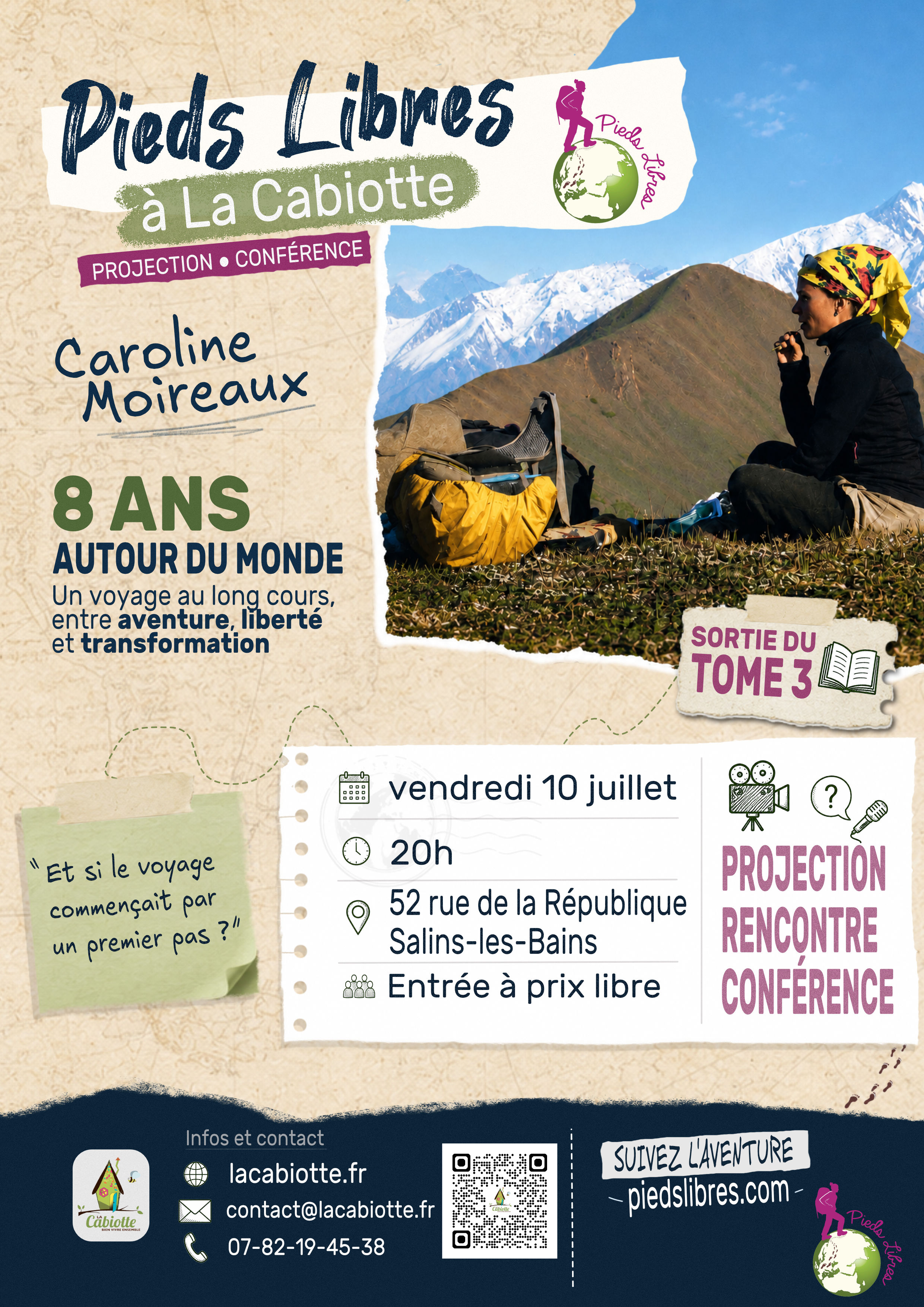 Pieds Libres à La Cabiotte