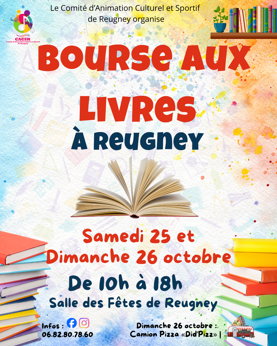 affiche reseaux sociaux bourse aux livres - 1