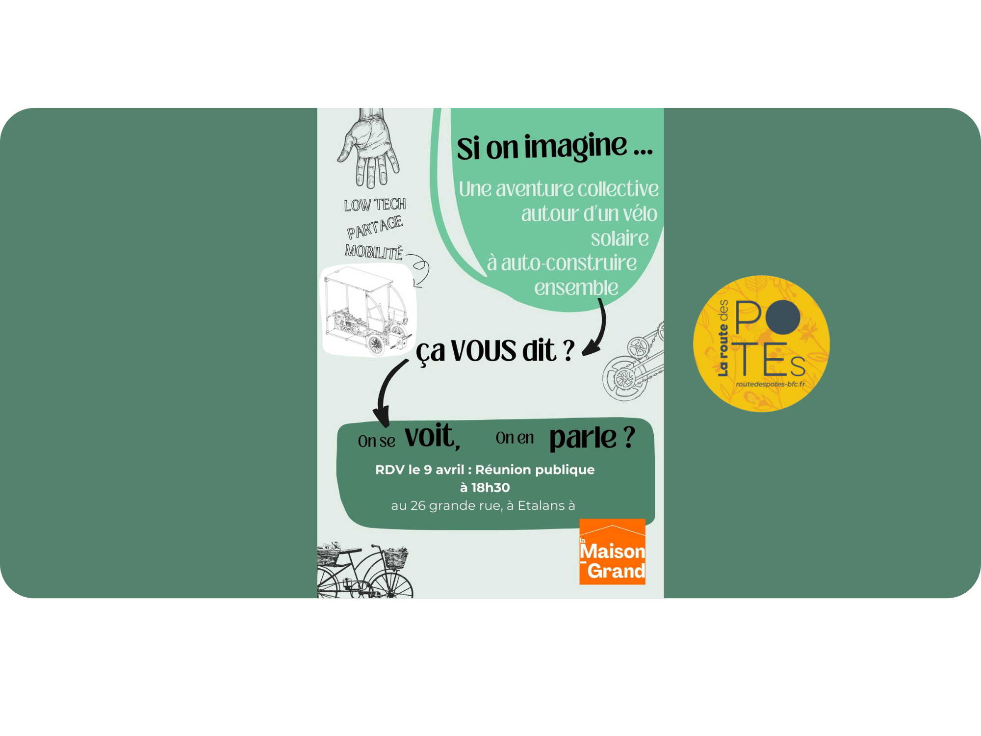 Affiche réunion publique