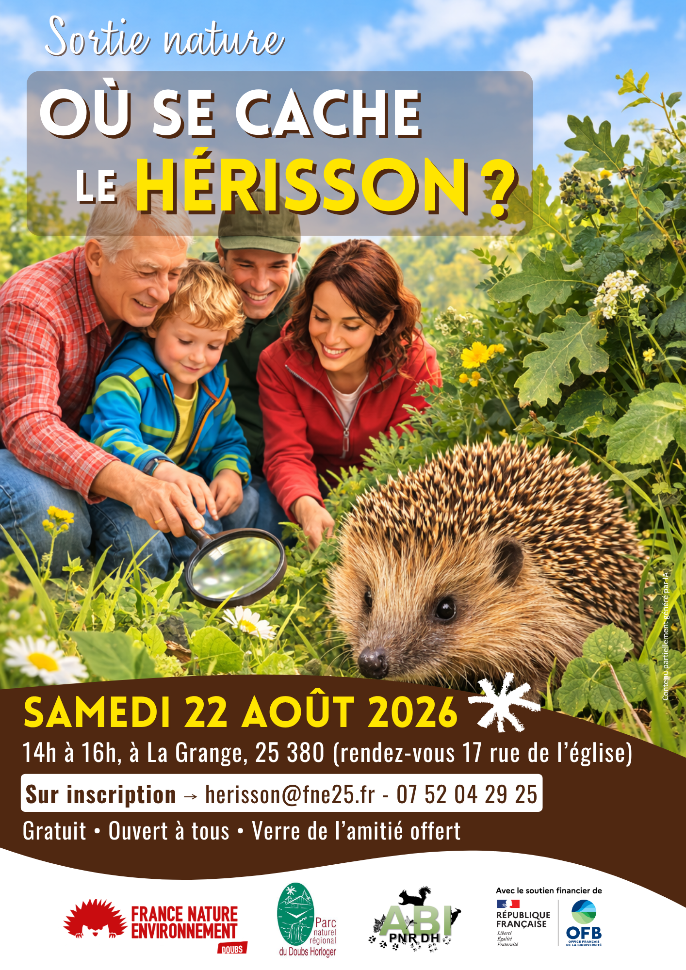 Balade nature "Sur la piste du hérisson"