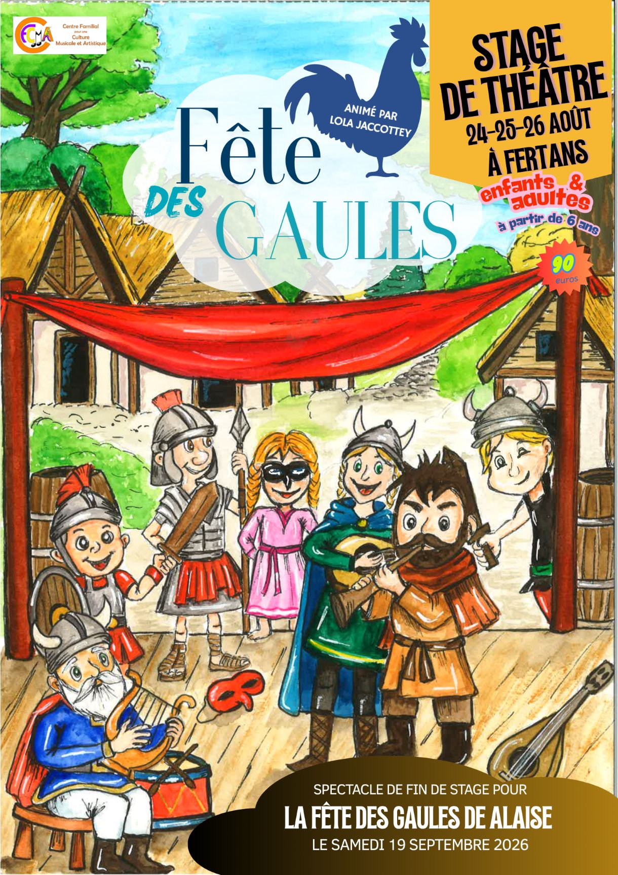 Stage de théâtre "Dans la peau des gaulois"