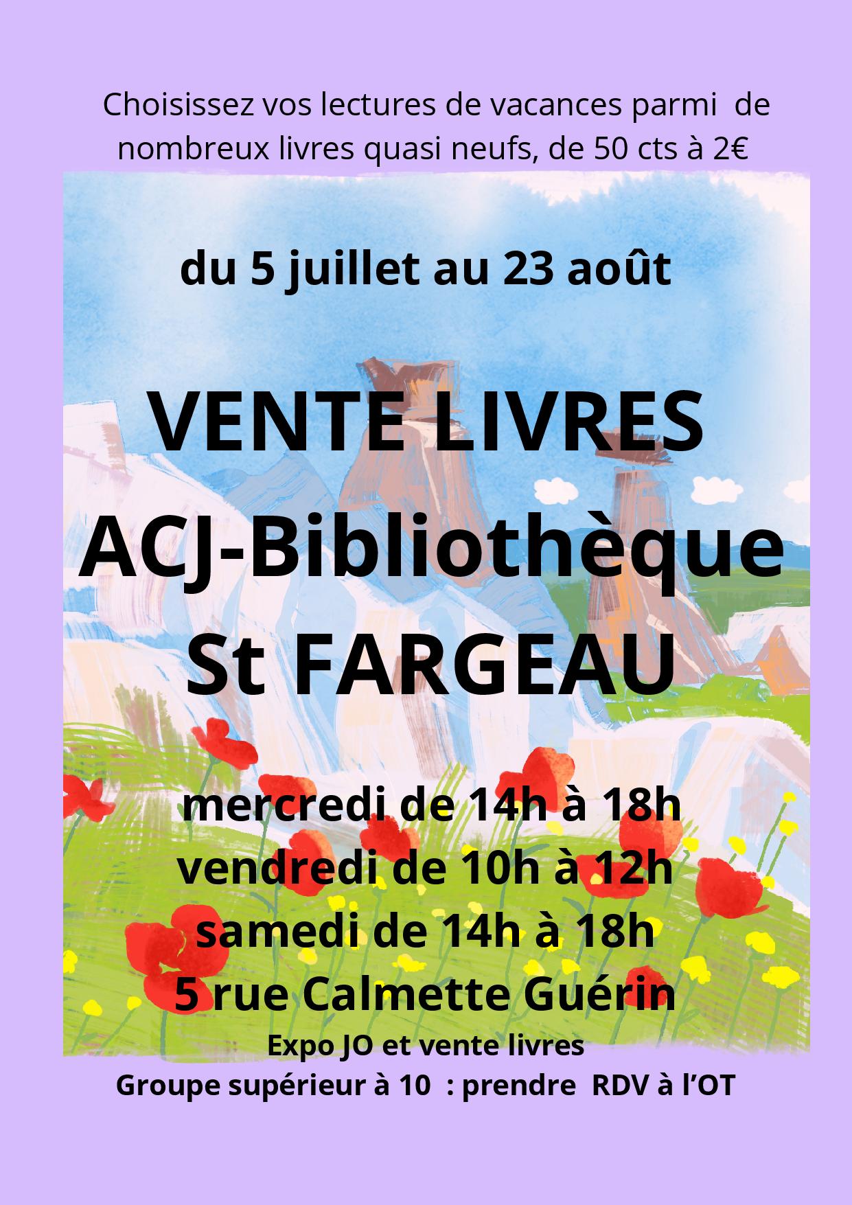 Vente de livres