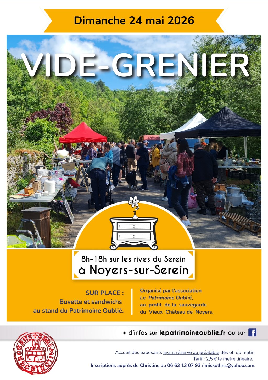 Vide-Greniers de Noyers — visuel événement