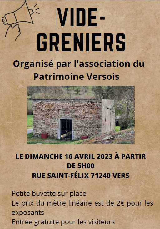 affiche vide-greniers
