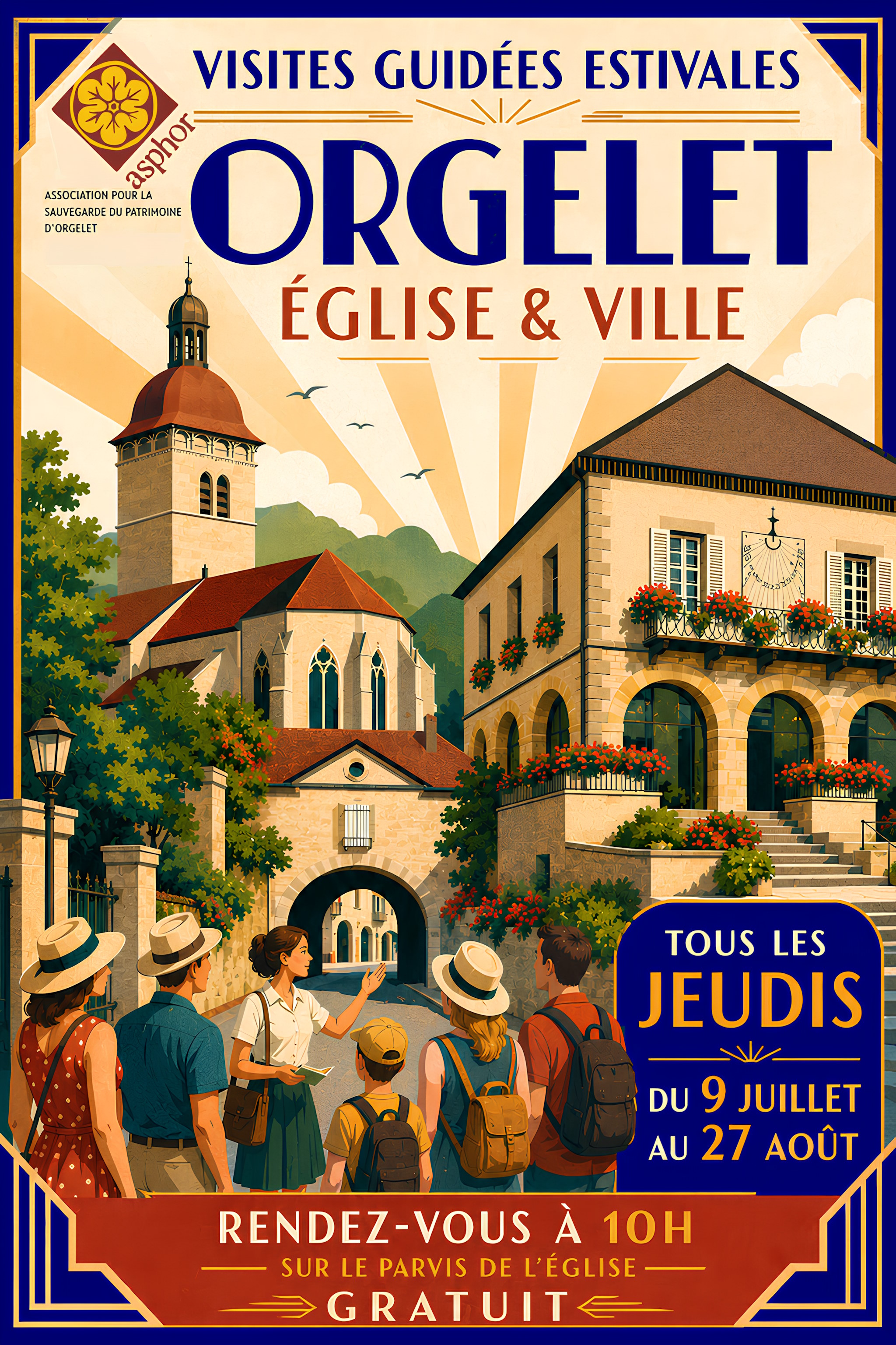 Visite guidée d'Orgelet