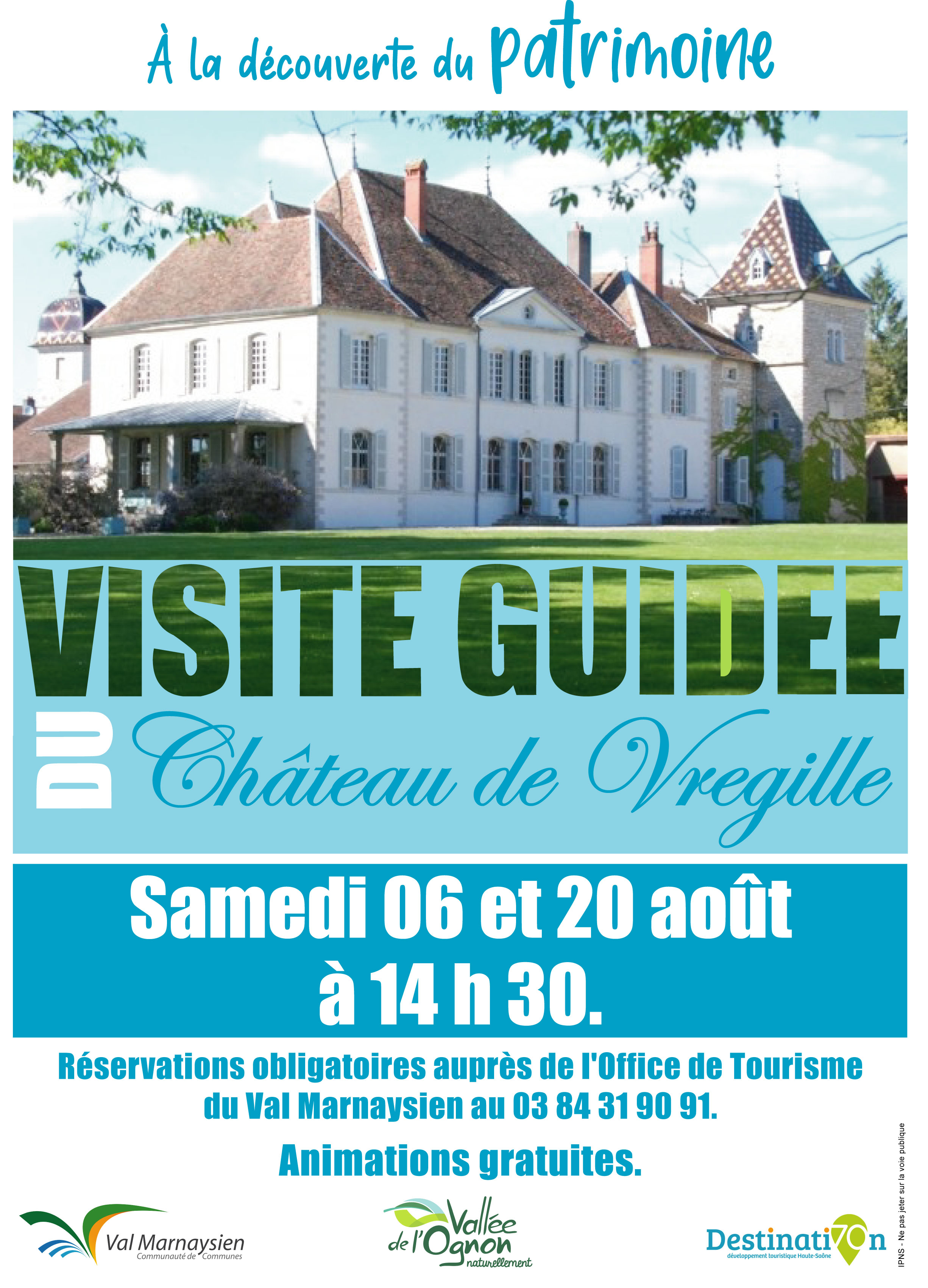 Visite guidée du Château de Vregille