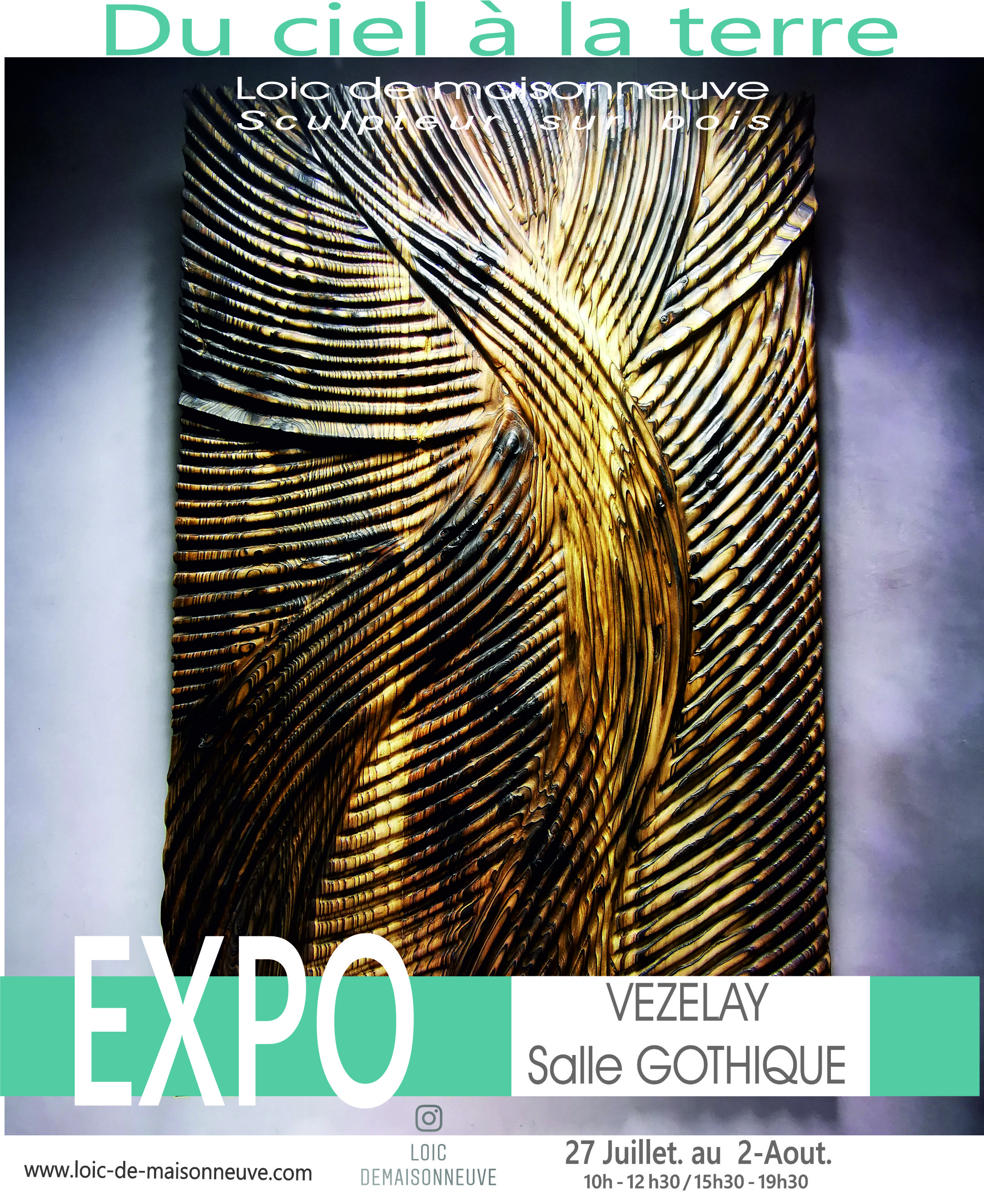 Exposition de sculpture sur bois - L. de Maisonneuve