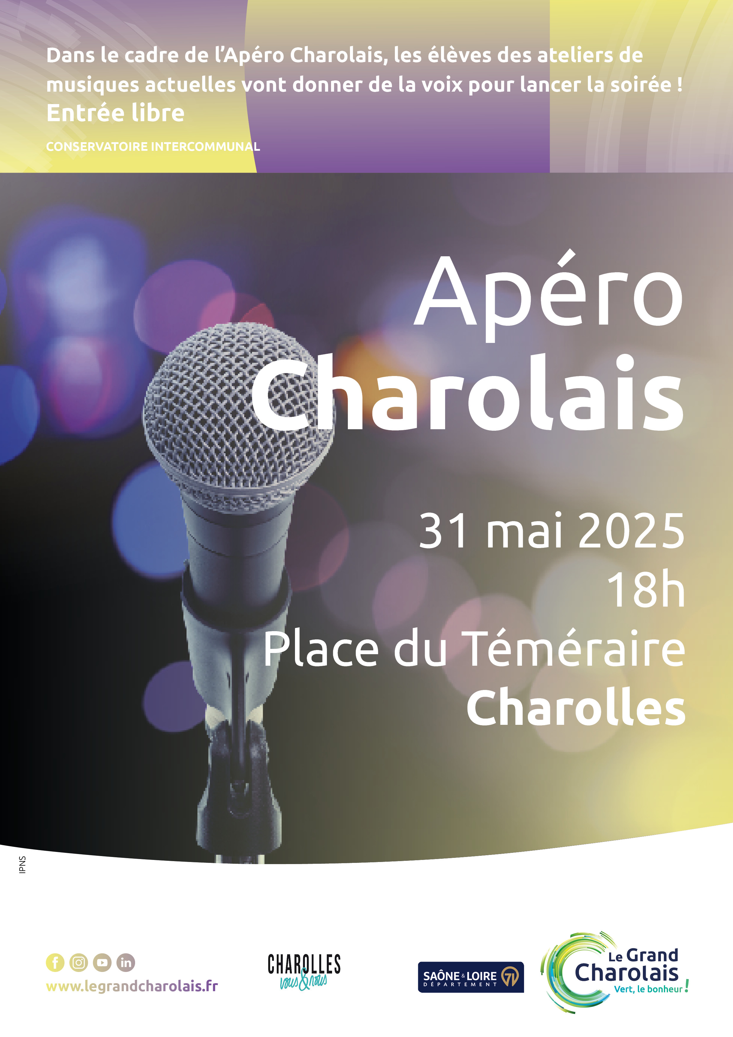 Affiche Concert «Apéro Charolais»