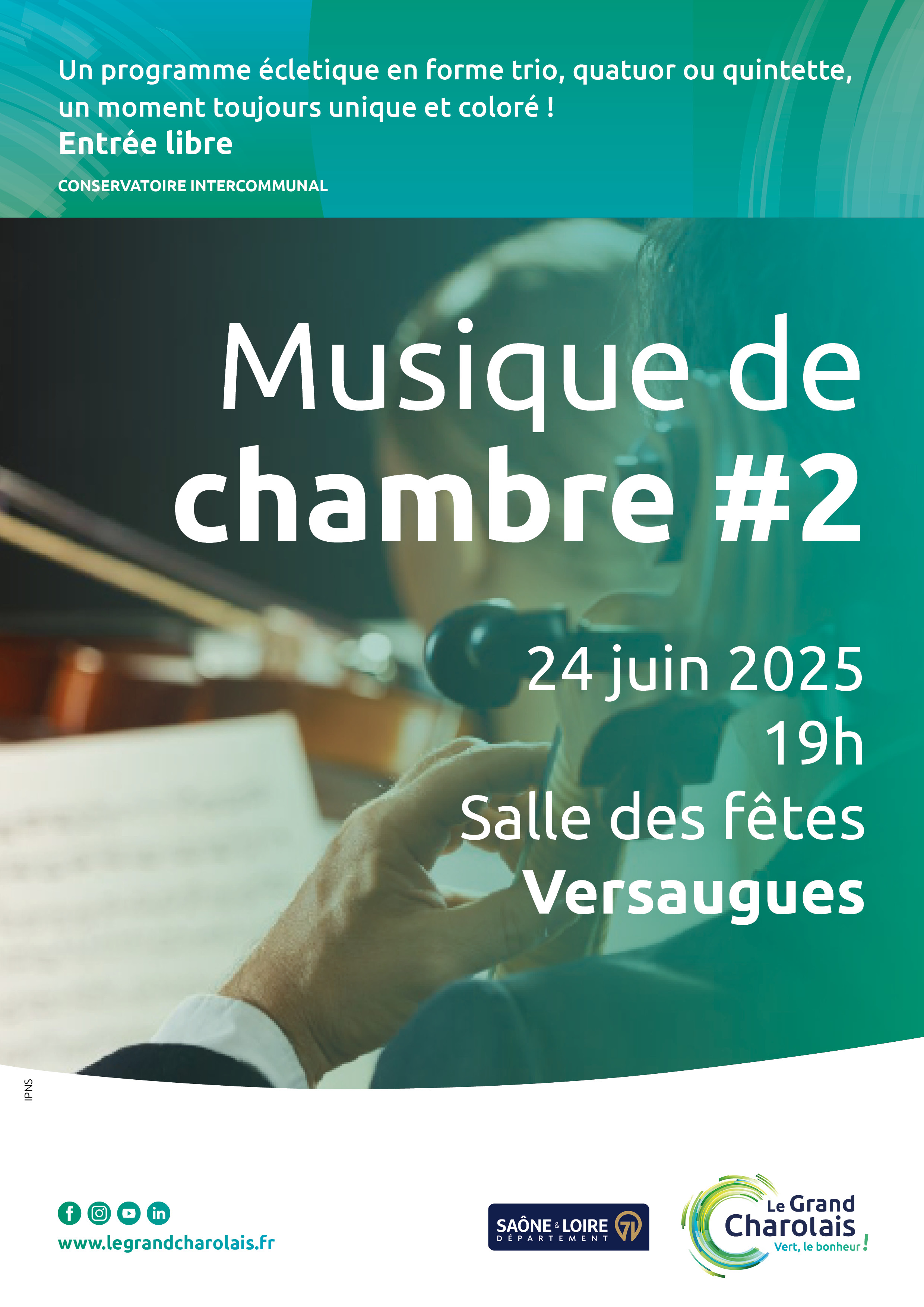 Affiche Concert «Musique de chambre #2»