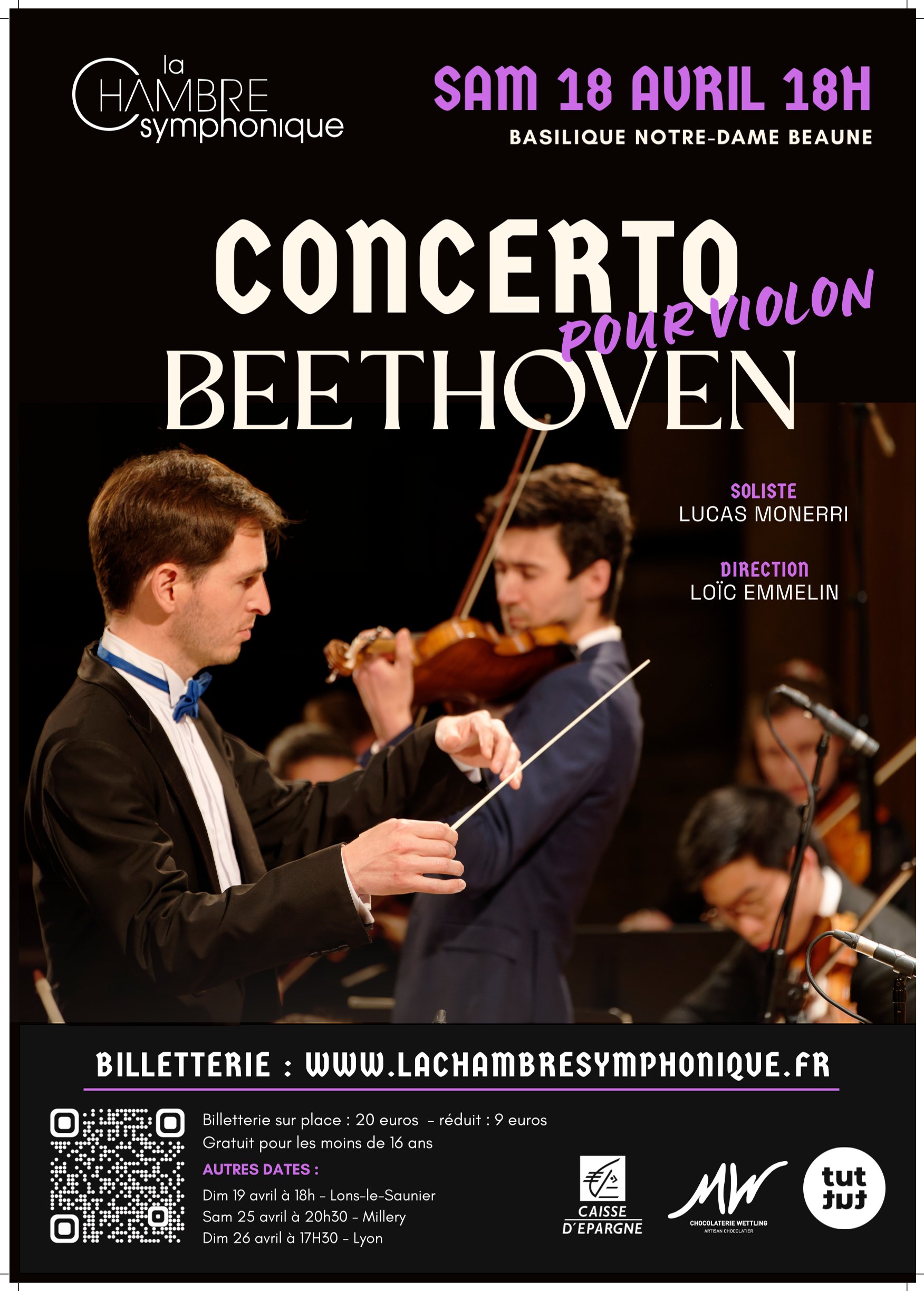 La Chambre Symphonique – Concert Beethoven, Mozart, Mendelssohn