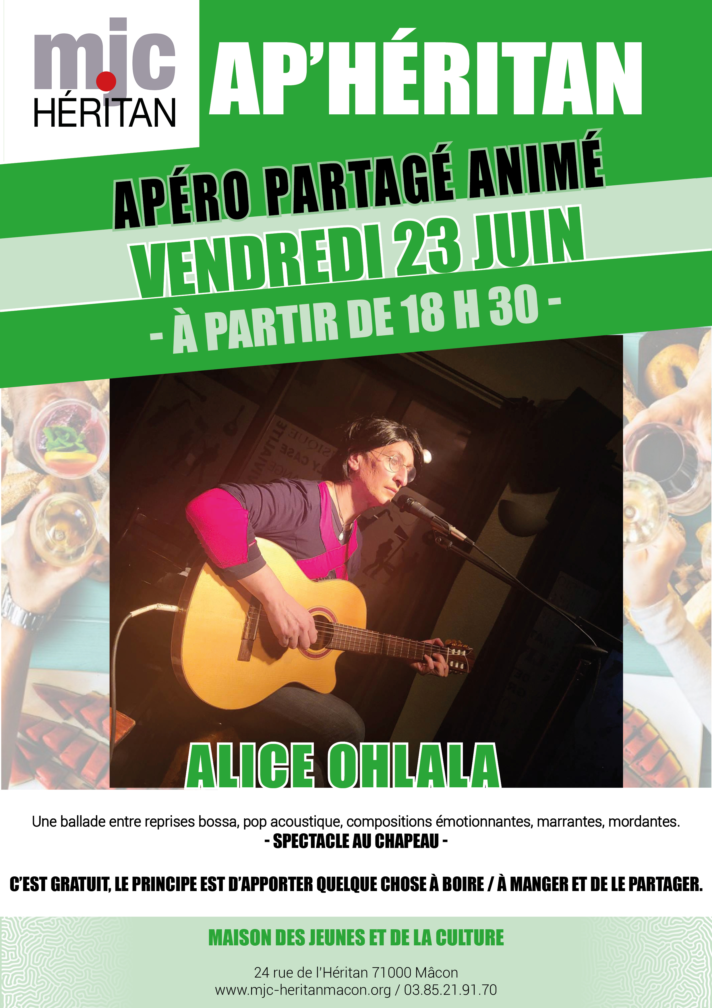 APÉRO PARTAGÉ : AP'HÉRITAN