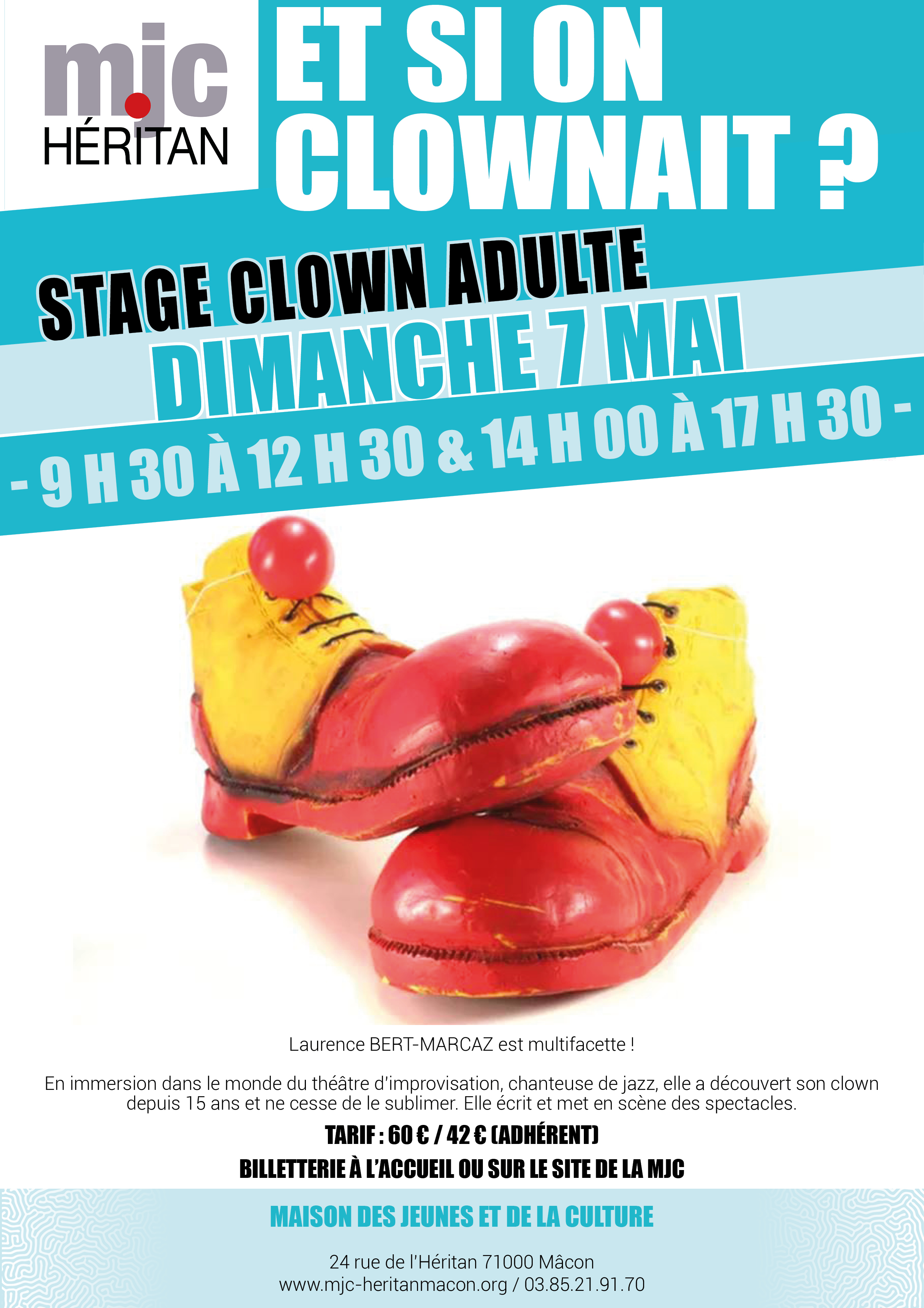 Stage clown adulte