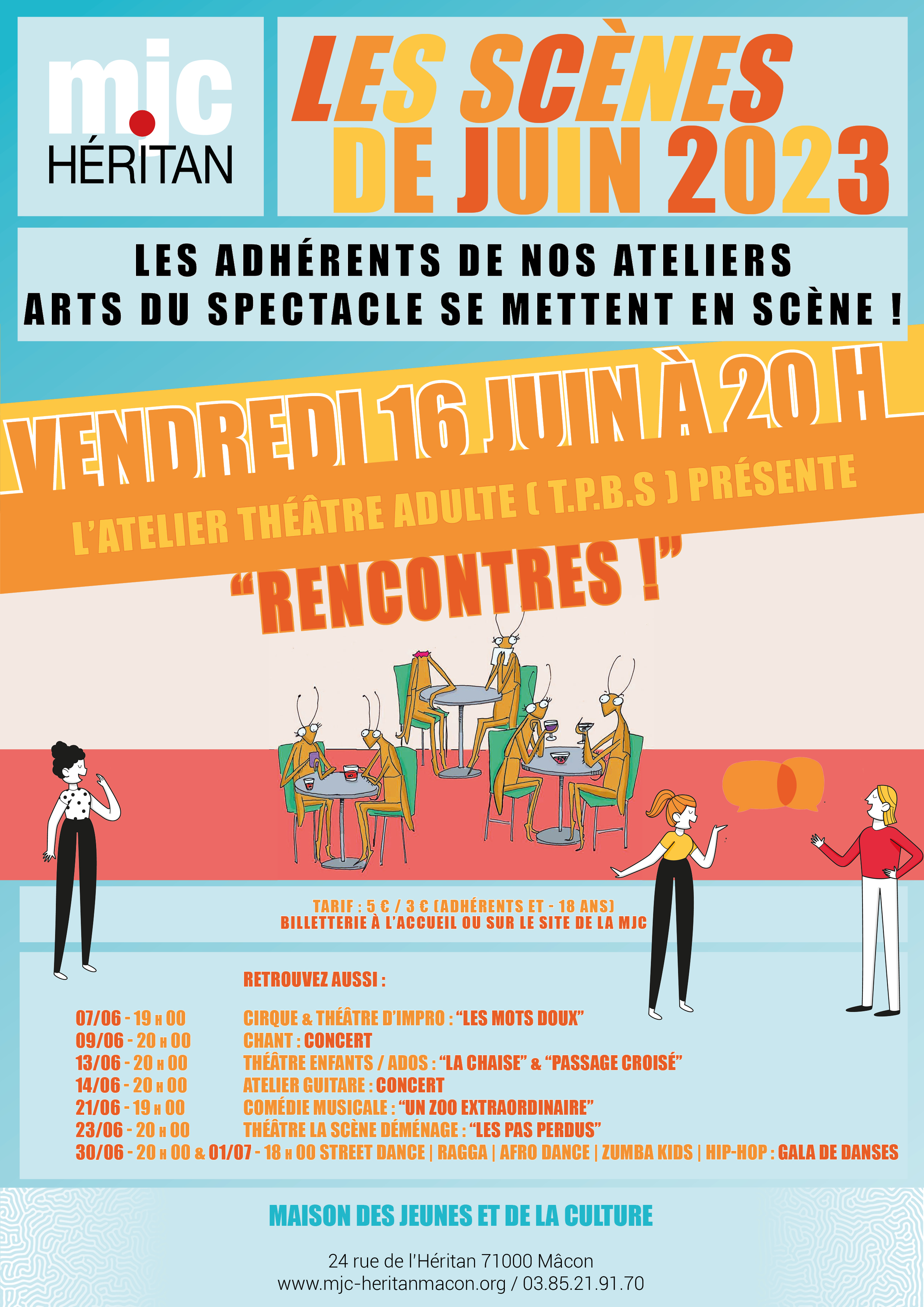 Les Scènes de juin 2023
