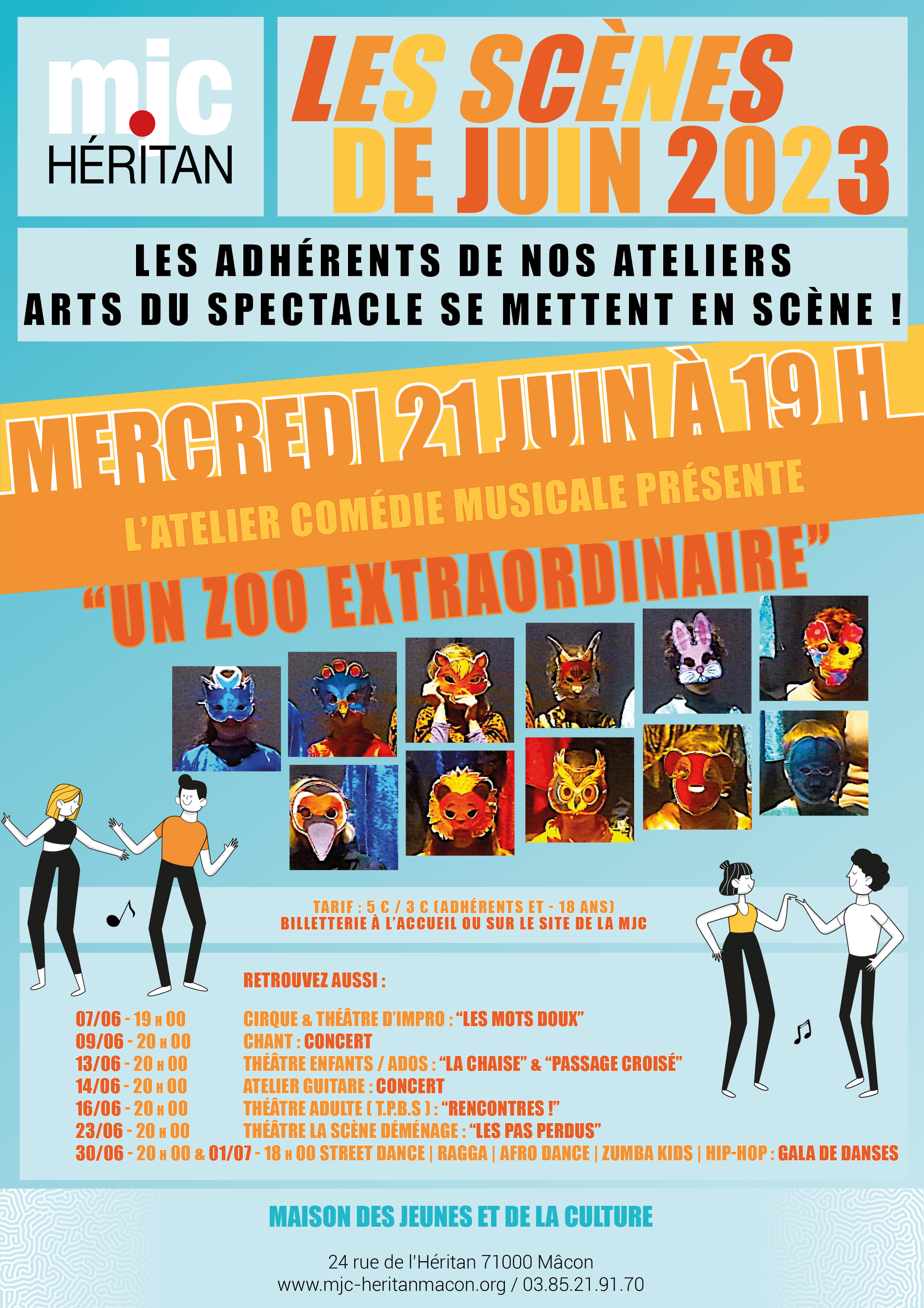 LES SCÈNES DE JUIN 2023
