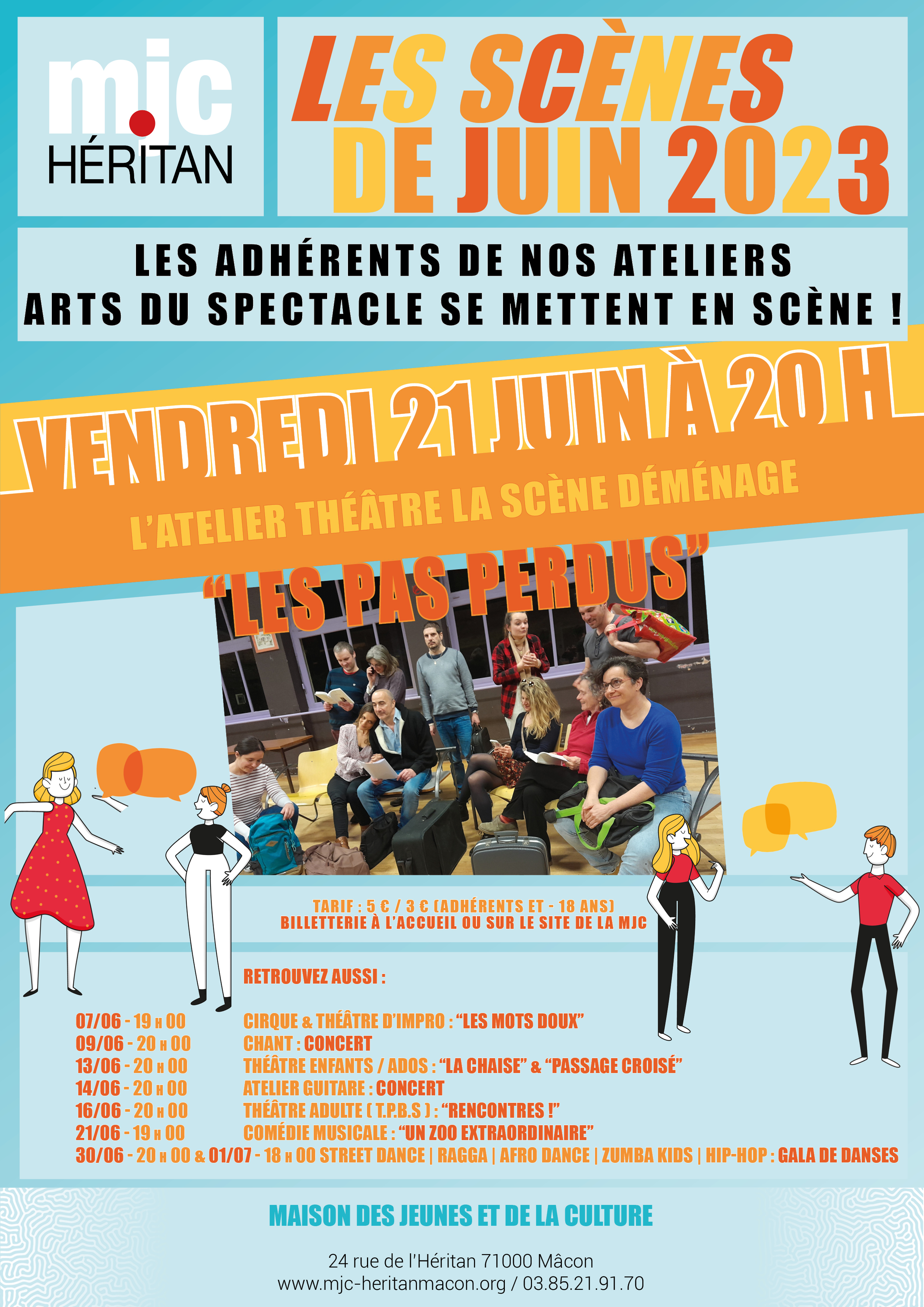 LES SCÈNES DE JUIN 2023