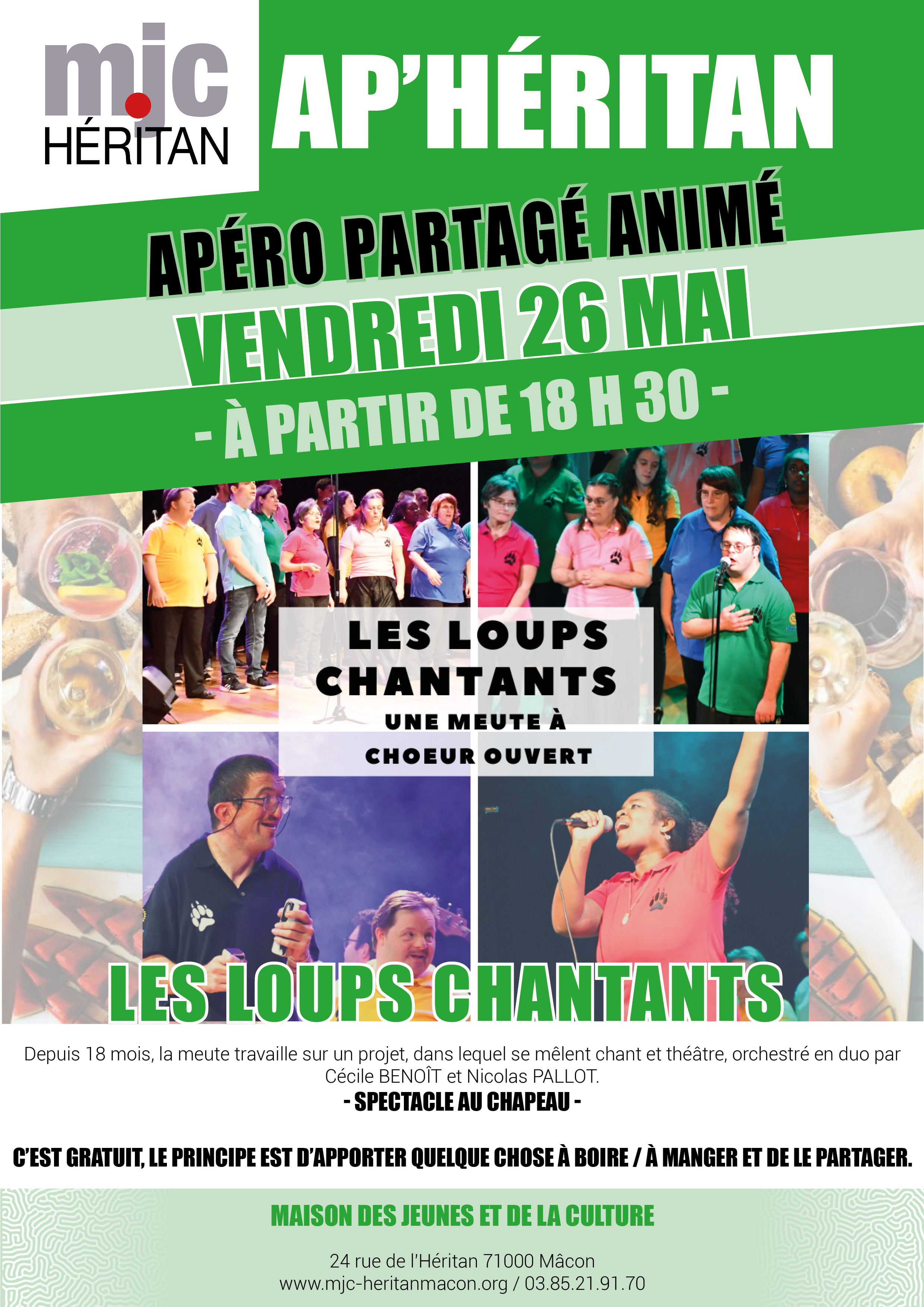 APÉRO PARTAGÉ : AP'HÉRITAN