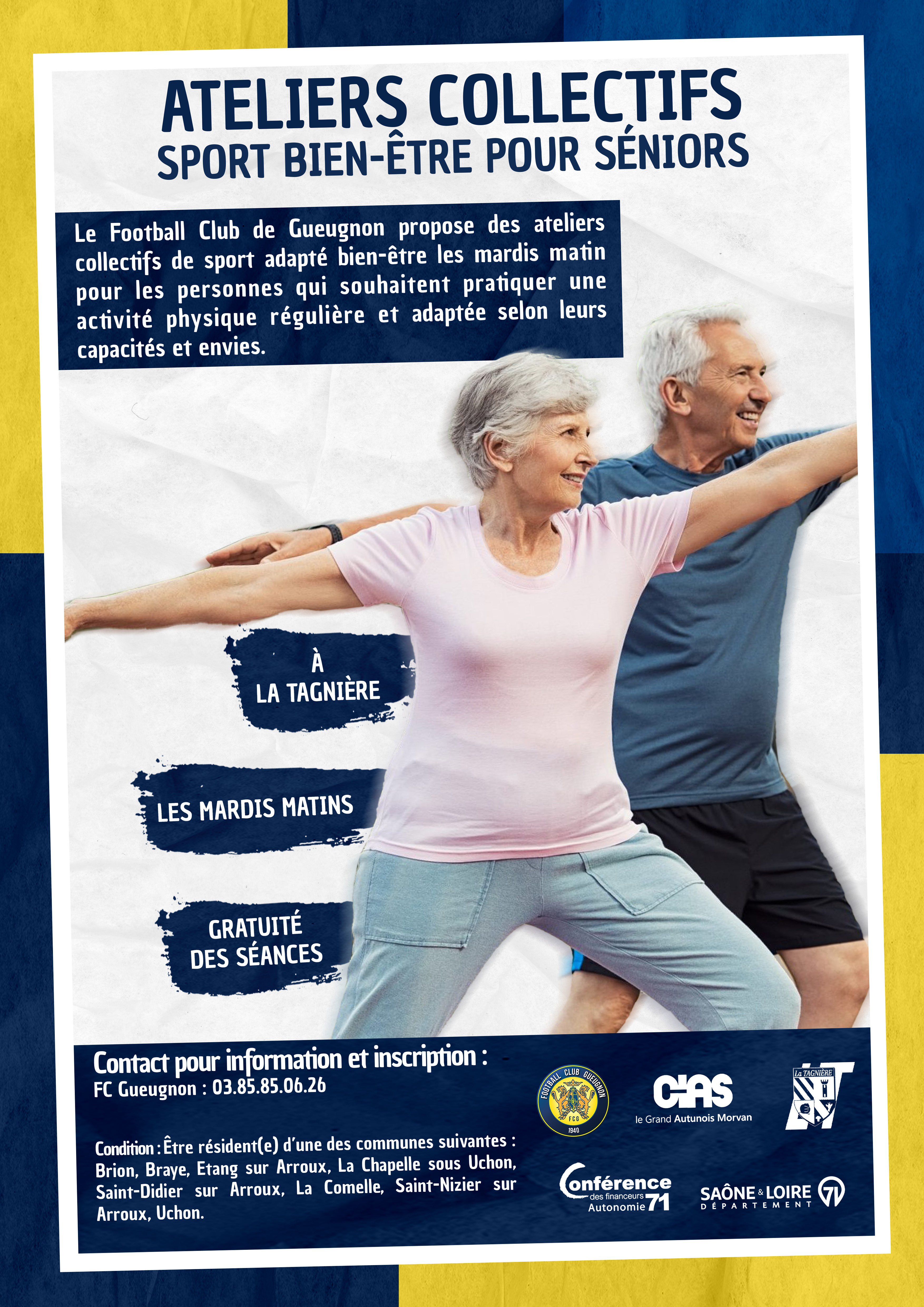 Activité physique adaptée - sport bien être séniors (et plus jeunes si dispo...)