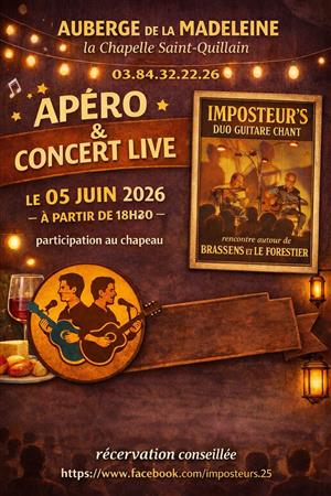Apéro et concert live