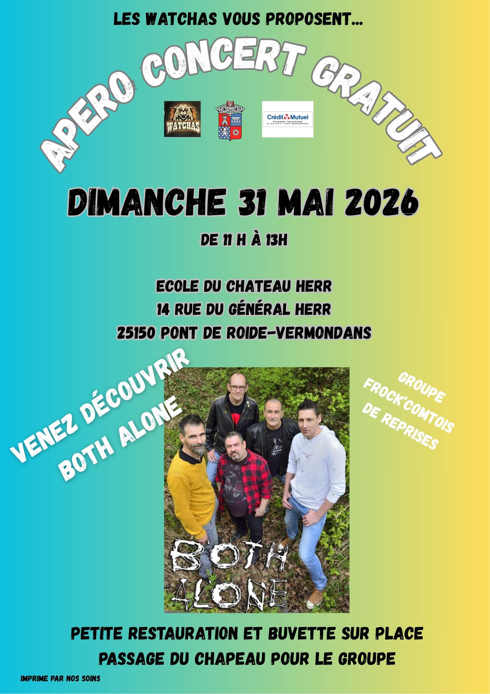 Apéro concert à Pont-de-Roide
