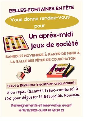 Après-midi Jeux de société