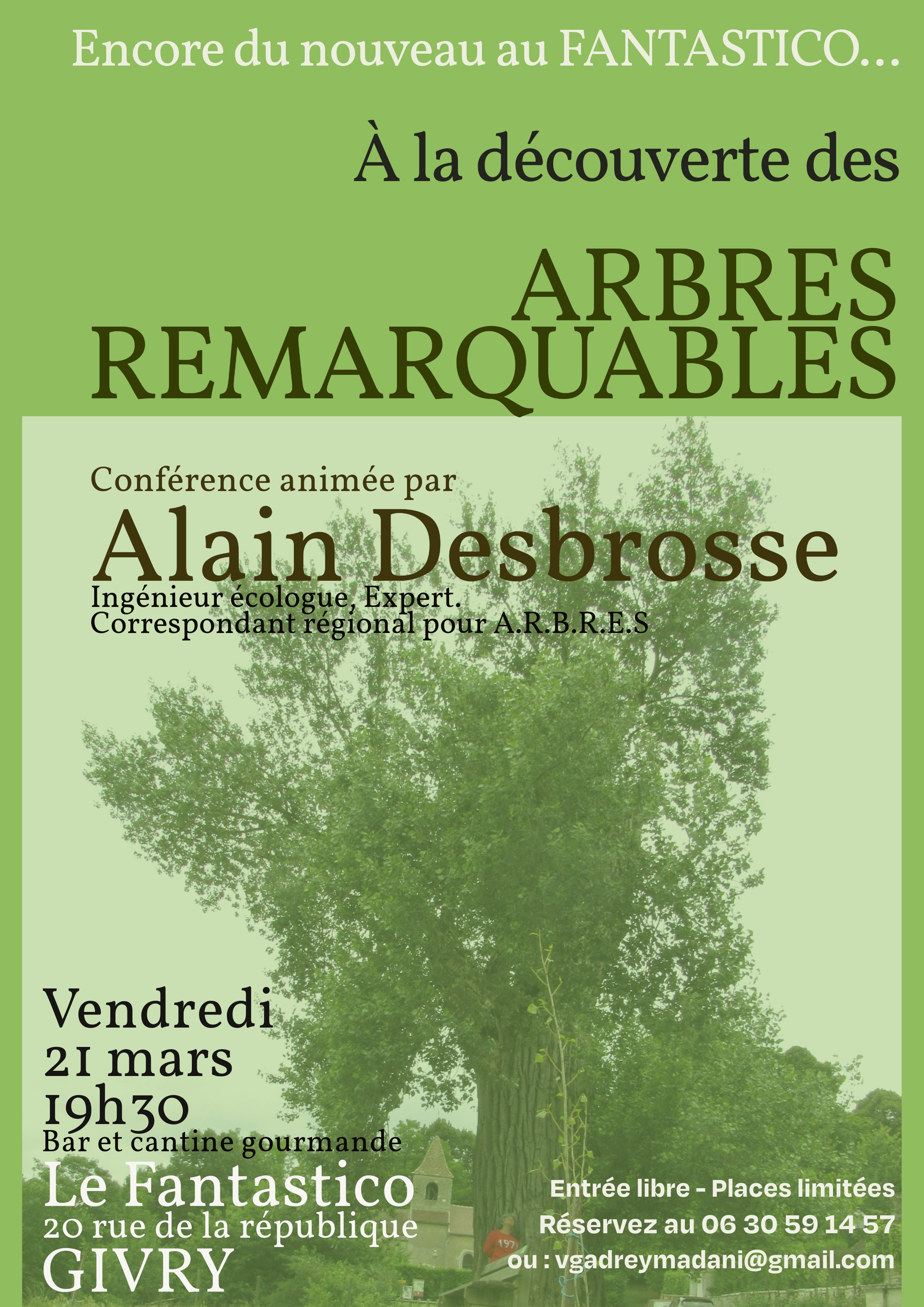 Conférence ARBRES REMARQUABLES - A. Desbrosse