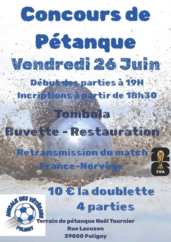 Concours de pétanque