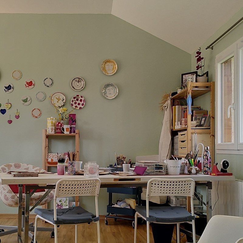 L'atelier, salle d'activité artistique
