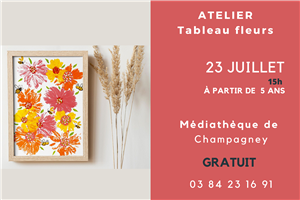 Animations "Tableau fleurs"