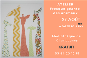 Atelier "Fresque géante des animaux"