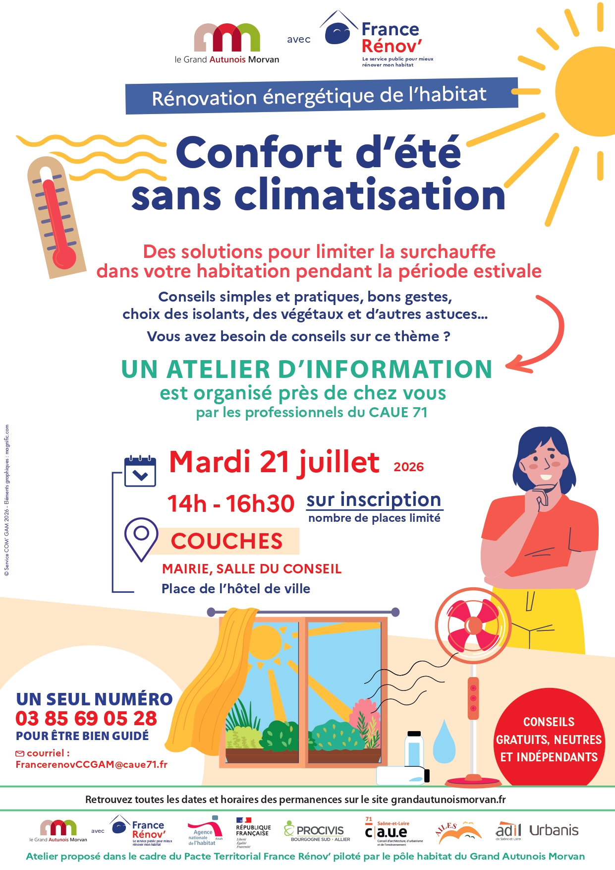 Atelier d'information : confort d'été sans climatisation