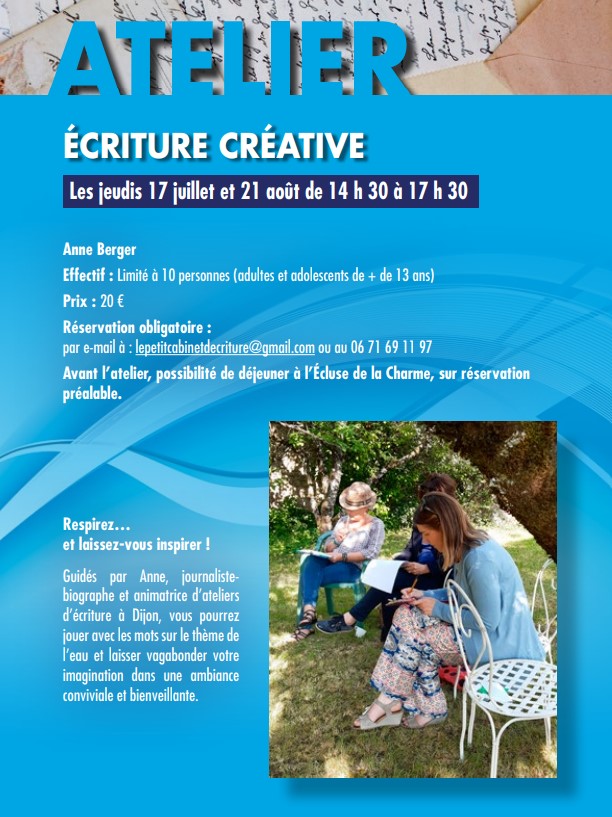 atelier écriture créative