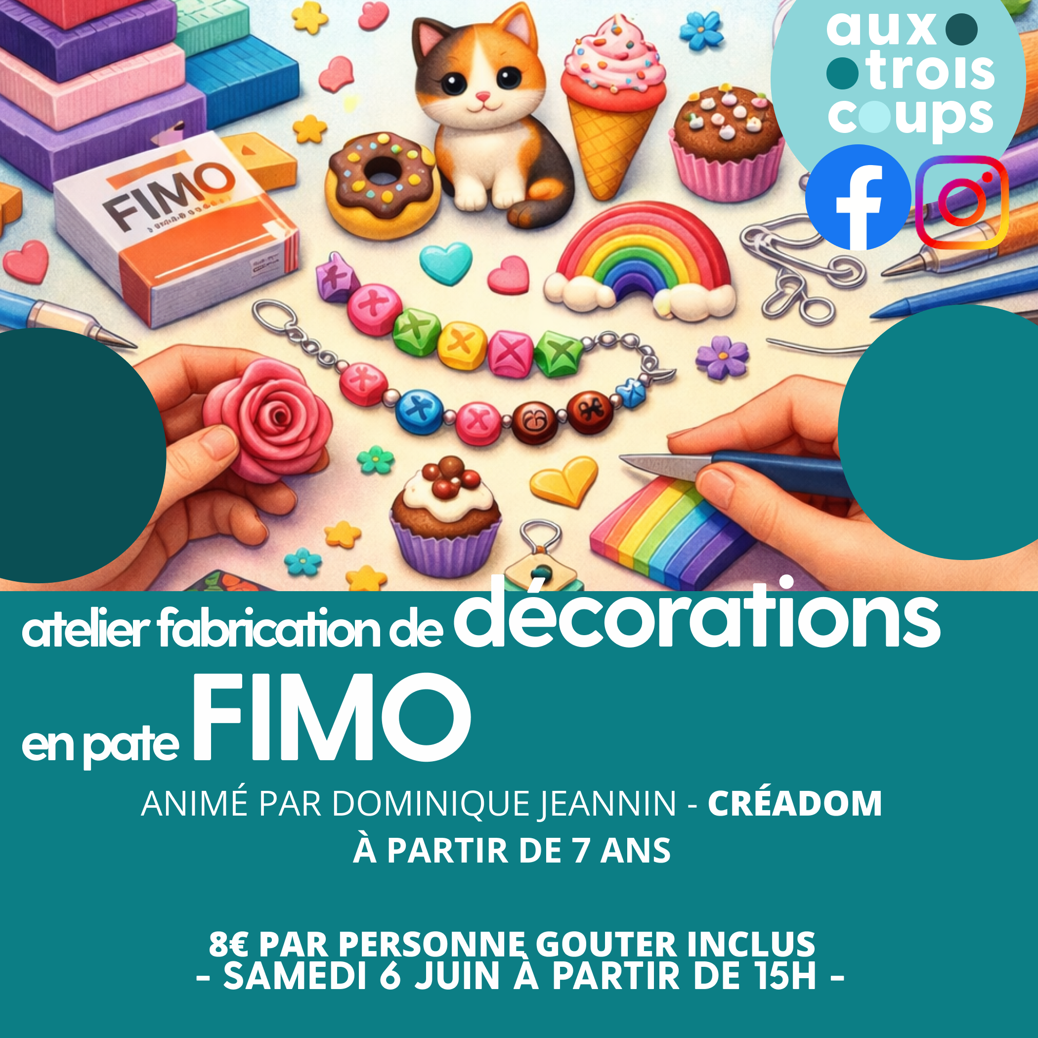 Atelier créatif : pâte Fimo