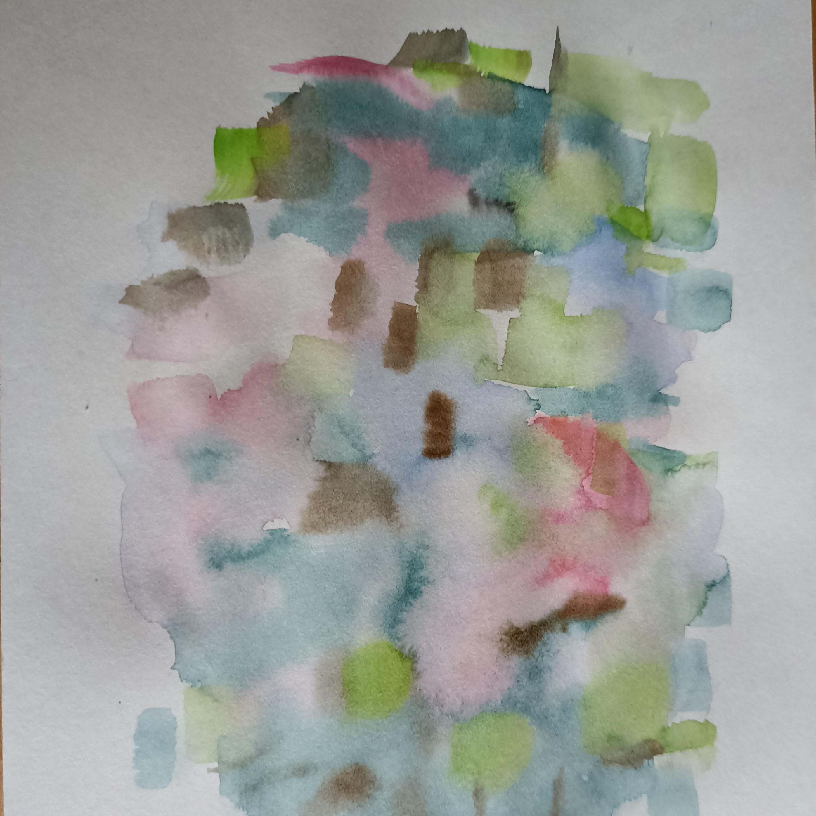 peinture intuitive à l'aquarelle