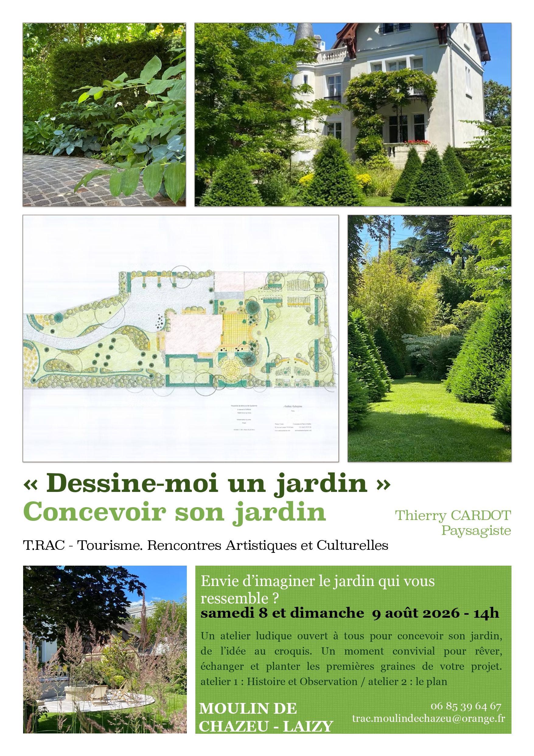 "Dessine-moi un jardin", Concevoir son jardin avec Thierry CARDOT, paysagiste