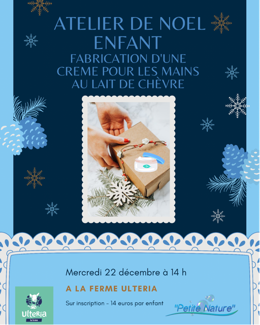 atelier noel creme enfant