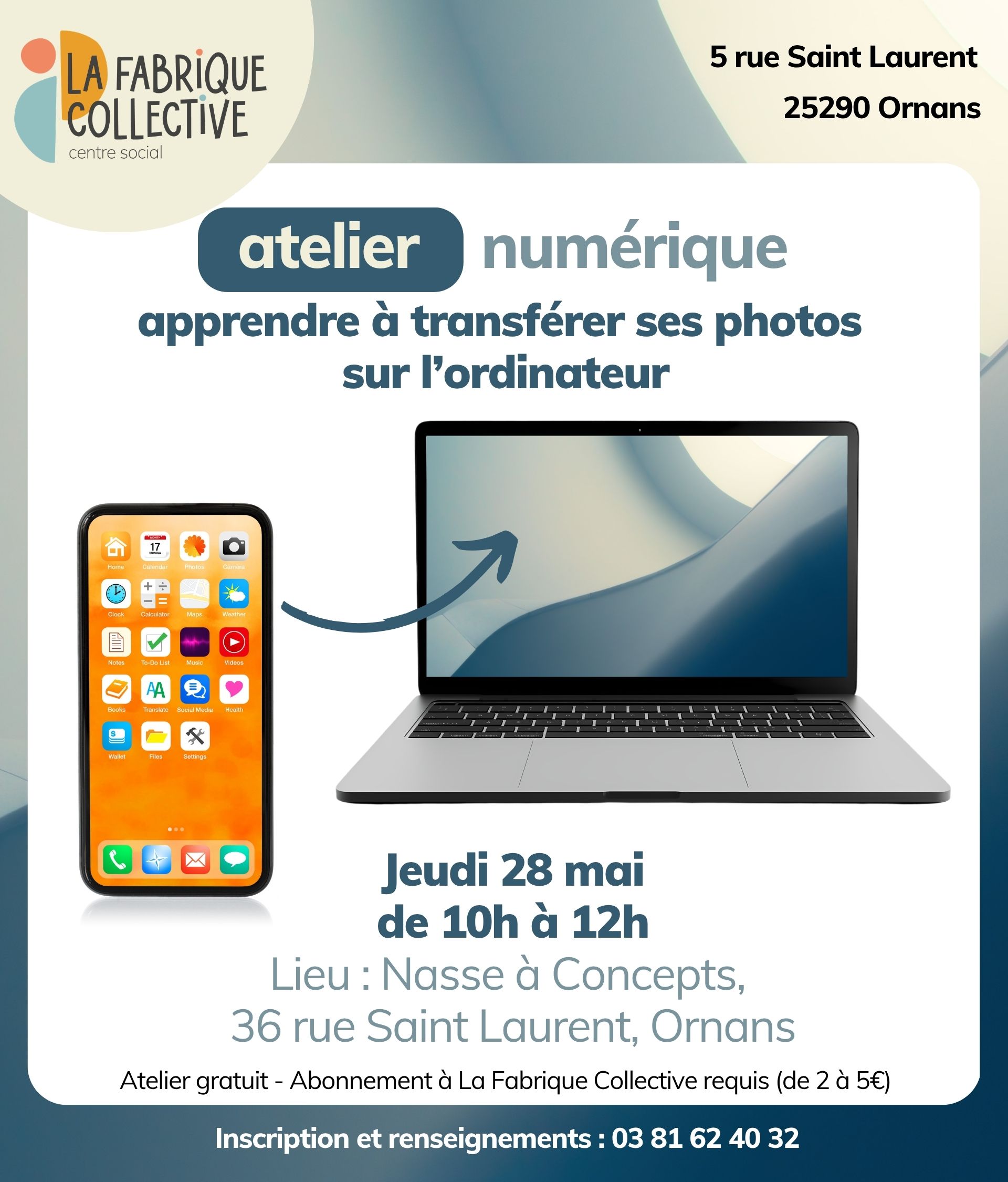 Atelier numérique : transférer et classer ses photos sur l'ordinateur