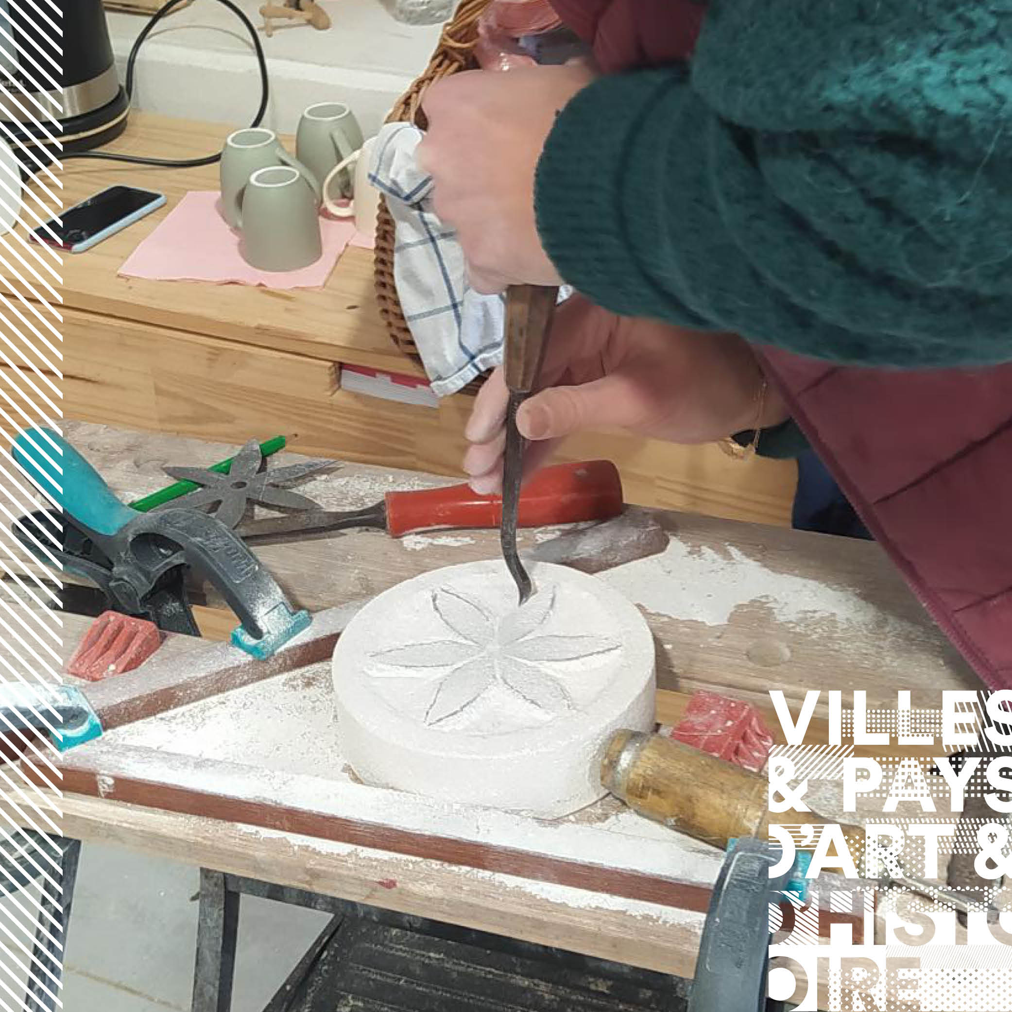 Animations du patrimoine : Initiation à la sculpture sur pierre tendre COMPLET