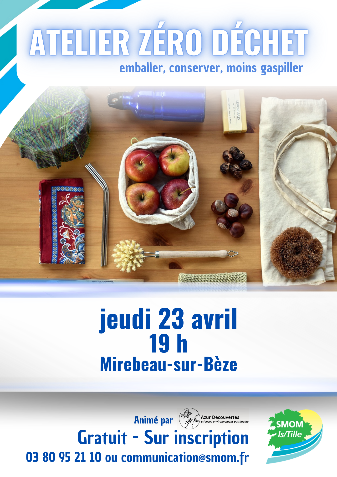 Atelier Zéro Déchet - Emballer, conserver, moins gaspiller