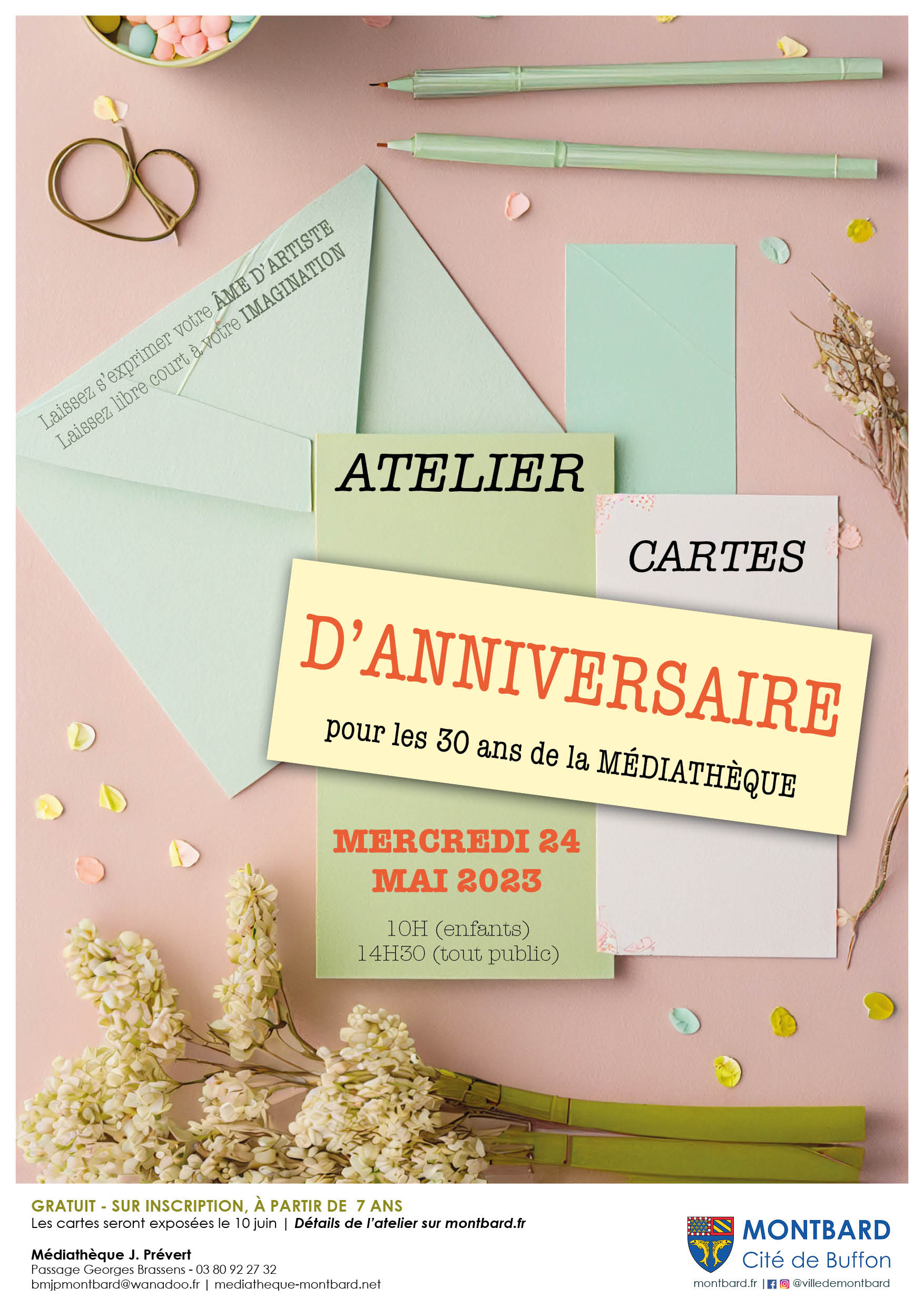 Atelier cartes d'anniversaire