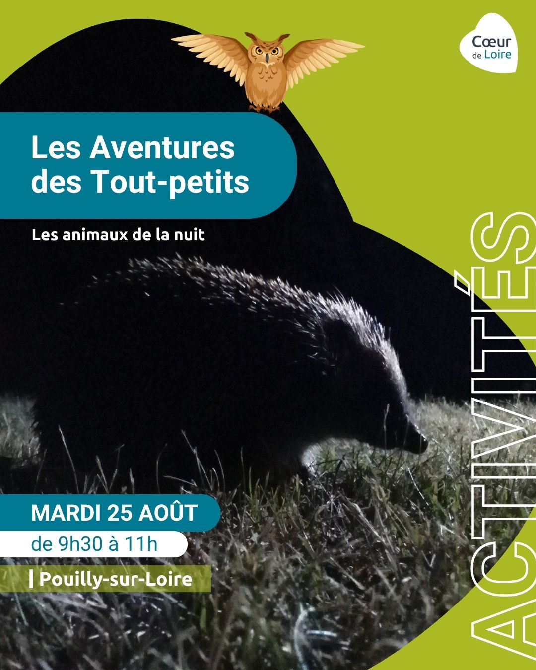 Les Aventures des Tout-petits - matinée pour les moins de 6 ans, spéciale "De tous poils"