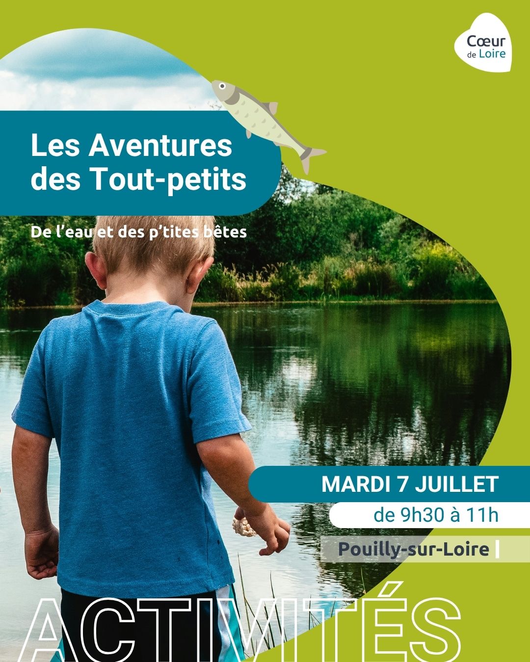 Les Aventures des Tout-petits - matinée pour les moins de 6 ans - spéciale "De l'eau et des p'tites bêtes"