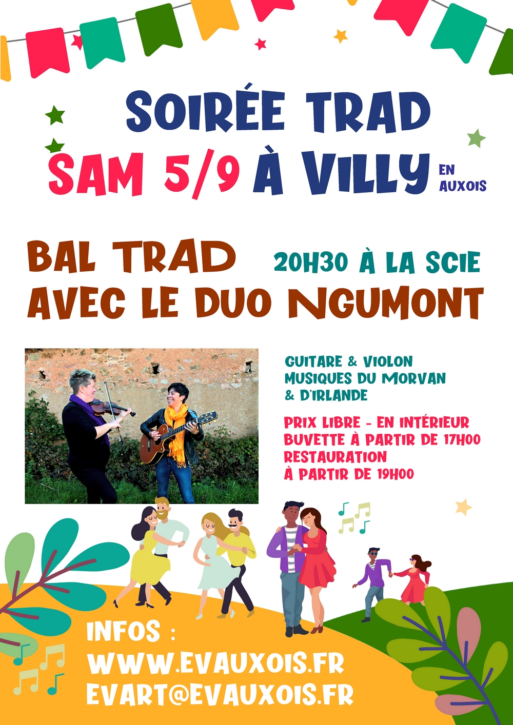 Bal trad avec le duo Ngumont