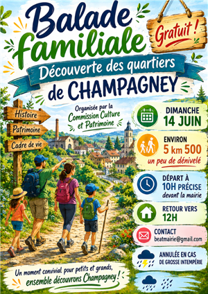BALADE FAMILIALE à Champagney